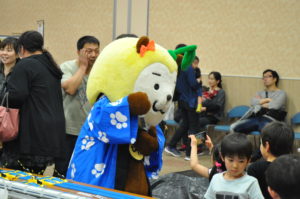 宮崎の人気キャラクター「宮崎犬」も遊びにきてくれました！